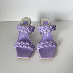 Dolce Vita Lavender Braided Double-Strap Mule Size 7